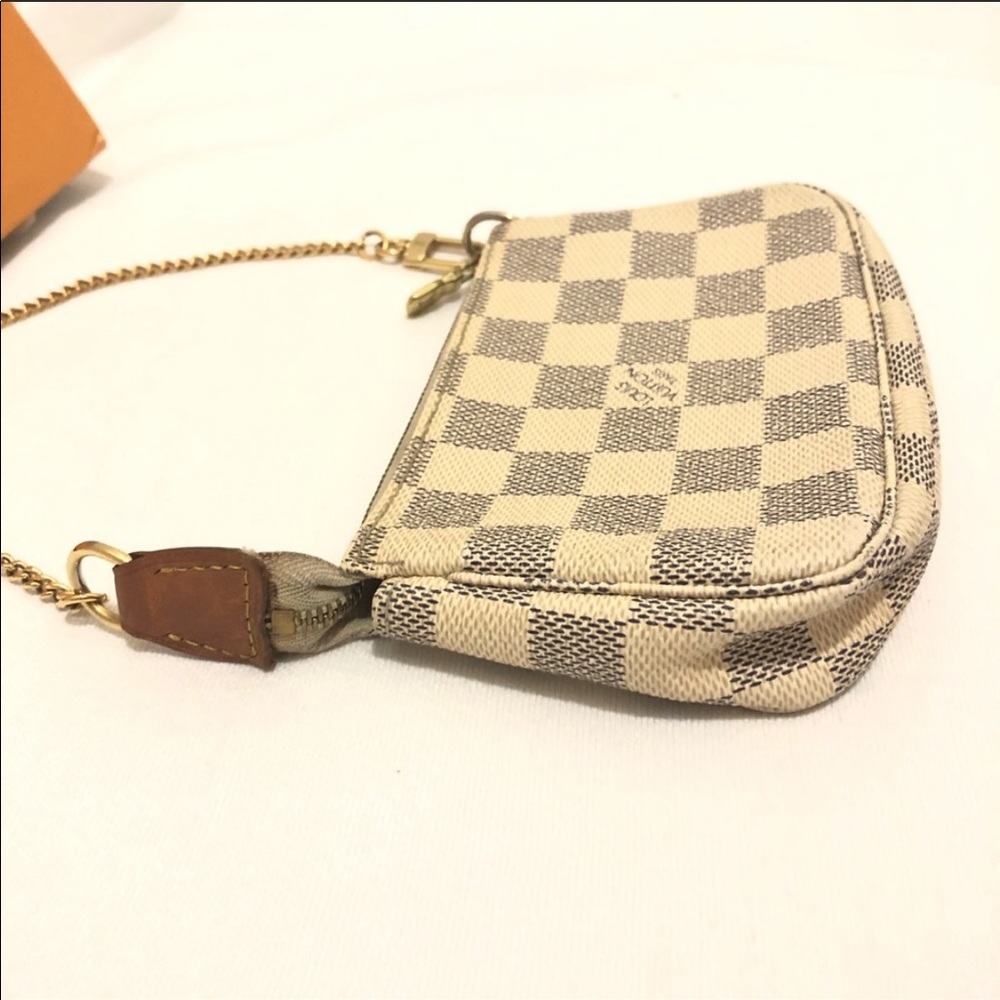 Louis Vuitton mini pouchette Damien azur - Picture 2 of 9